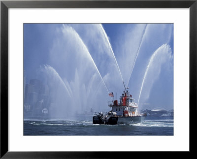 Fireboat Chief Seattle, Seattle Maritime Festival, Washington, Usa by William Sutton Pricing Limited Edition Print image