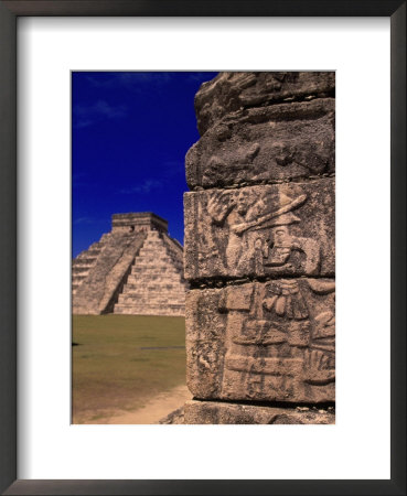 Ancient Mayan City Ruins, Chichen Itza, Mexico by Walter Bibikow Pricing Limited Edition Print image