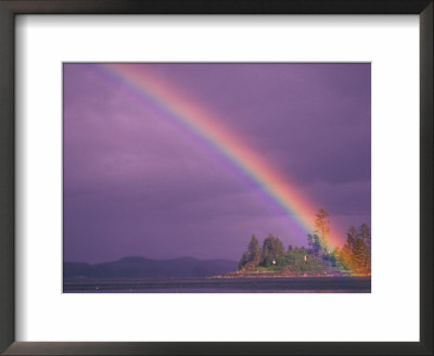 Rainbow Over Frederick Sound, Inside Passage, Southeast Alaska, Usa by Stuart Westmoreland Pricing Limited Edition Print image