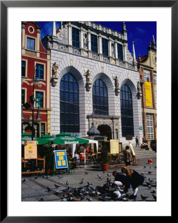 Facade And Entrance To 15Th Century Artus Court In Long Street Market, Gdansk, Pomorskie, Poland by Krzysztof Dydynski Pricing Limited Edition Print image