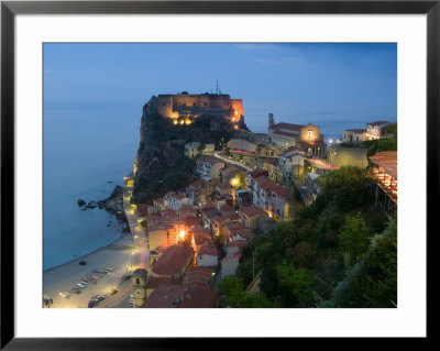 Town View With Castello Ruffo, Scilla, Calabria, Italy by Walter Bibikow Pricing Limited Edition Print image