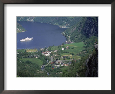View Of Geirangerfjord From Flydalsjuvet, Norway by Walter Bibikow Pricing Limited Edition Print image