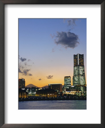 Yokohama, Mt. Fuji In The Distance, Japan by Chris Kober Pricing Limited Edition Print image