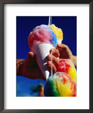 Shaved Ice: The Colourful Cold Treat In Hawaii, Hawaii, Usa by Ann Cecil Pricing Limited Edition Print image