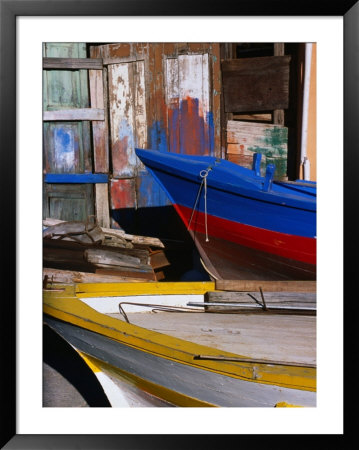Detail Of Hulls Of Rinella Fishing Boats, Rinella, Sicily, Italy by Dallas Stribley Pricing Limited Edition Print image