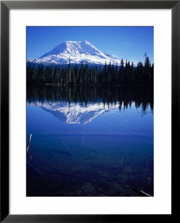 Ollalie Lake And Mt. Adams In The Fall, Washington by Eric Sanford Pricing Limited Edition Print image
