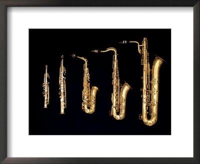 Different Sized Saxophones by Gary Conner Pricing Limited Edition Print image