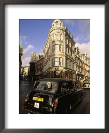 Car On London Street, England by Kindra Clineff Pricing Limited Edition Print image