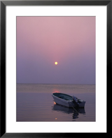 Boat In West End, Roatan, Bay Islands by Tom Stillo Pricing Limited Edition Print image