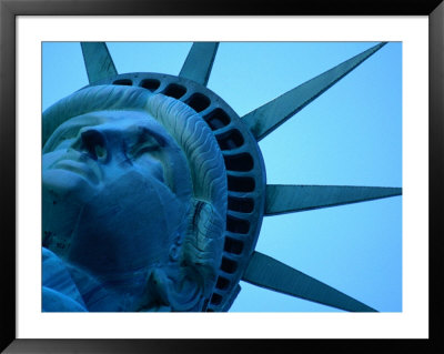 Statue Of Liberty With A Viewing Platform In Her Crown, New York City, New York, Usa by Mark Newman Pricing Limited Edition Print image