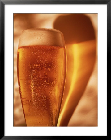 Glass Of Beer And Shadow by Ernie Friedlander Pricing Limited Edition Print image