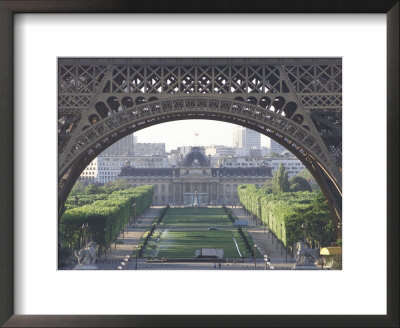 View Through The Eiffel Tower, Paris, France by Keith Levit Pricing Limited Edition Print image