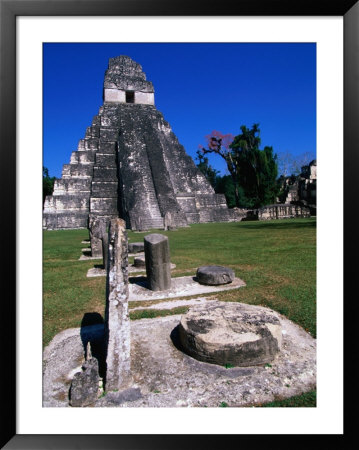 Temple I, Tikal, Guatemala by John Elk Iii Pricing Limited Edition Print image
