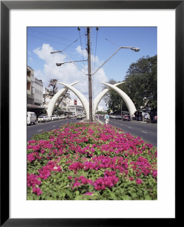 Elephant Tusks, Moi Avenue, Mombasa, Kenya, East Africa, Africa by Philip Craven Pricing Limited Edition Print image