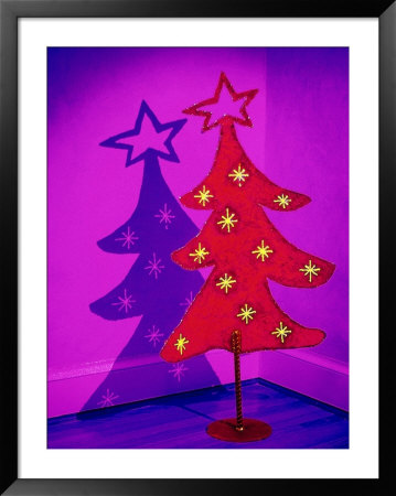 Metal Christmas Tree In Color by Shaffer & Smith Pricing Limited Edition Print image