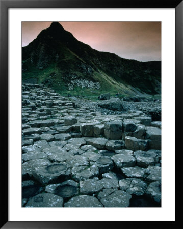 Hexagonal Basalt Rock Formations Of Giant's Causeway, Giants Causeway, United Kingdom by Mark Daffey Pricing Limited Edition Print image
