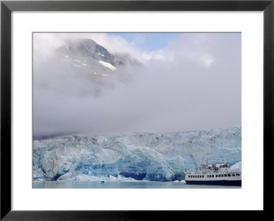 Cruise Ship, Reid Glacier, Glacier Bay, Ak by Yvette Cardozo Pricing Limited Edition Print image