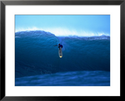 Surfer Surfing Down Wave, Hawaii by Vince Cavataio Pricing Limited Edition Print image