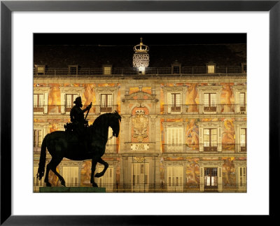 Plaza Mayor By Night, Madrid, Spain by Sergio Pitamitz Pricing Limited Edition Print image