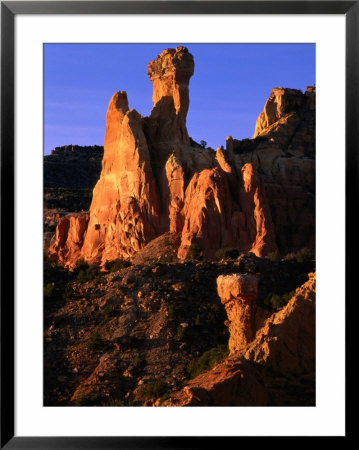 Chimney Rock Capped By The Todilto Formation, Ghost Ranch, New Mexico, Usa by Ralph Lee Hopkins Pricing Limited Edition Print image
