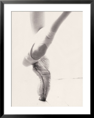 Close-Up Of Ballerina's Feet And Legs by John Glembin Pricing Limited Edition Print image