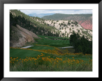 A View Of The Picturesque Par-5 13Th Hole At Ironbridge Golf Club by John Marshall Pricing Limited Edition Print image