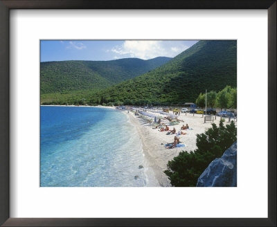 Kefalonia, The Beach At Antisamos by Ian West Pricing Limited Edition Print image