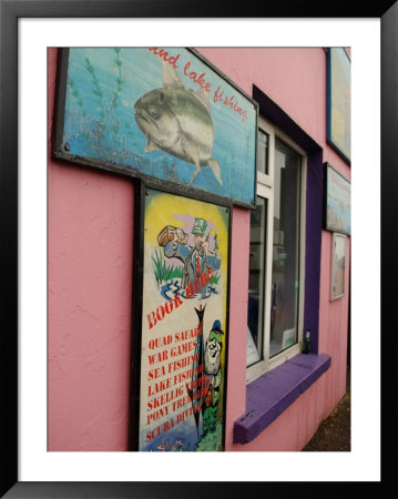 Ireland, Exterior Wall Of Restaurant by Keith Levit Pricing Limited Edition Print image