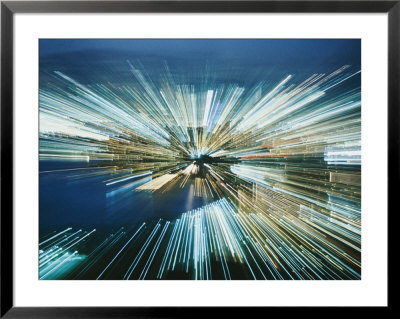 Zoomed View Of City Lights by Robert Madden Pricing Limited Edition Print image