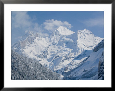 Mountain View, Kandertal Valley, Frutigen, Bern, Switzerland by Walter Bibikow Pricing Limited Edition Print image