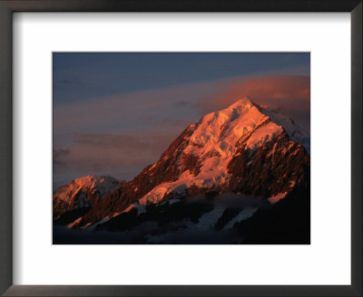 Mt. Cook At Sunset From Hermitage, Mt. Cook National Park, Canterbury, New Zealand by Krzysztof Dydynski Pricing Limited Edition Print image