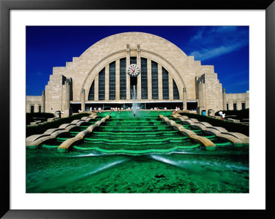 Fountain At Entrance To Museum Centre, Cincinnati, United States Of America by Richard I'anson Pricing Limited Edition Print image