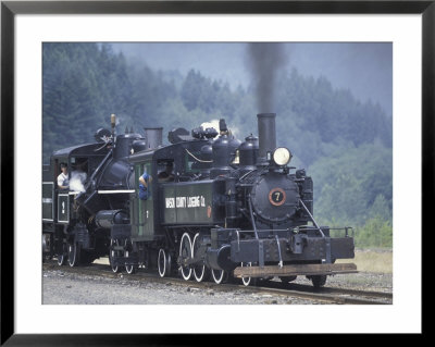 Antique Steam Locomotive, Elbe, Washington, Usa by William Sutton Pricing Limited Edition Print image