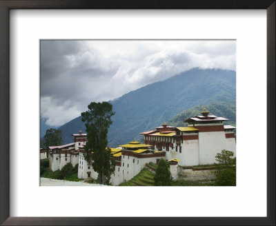 Trongsa Dzong In The Mountain, Bhutan by Keren Su Pricing Limited Edition Print image