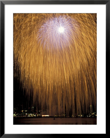 Fourth Of July Fireworks Over Lake Union, Seattle, Washington, Usa by Jamie & Judy Wild Pricing Limited Edition Print image