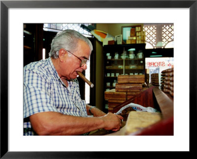 Cigar Roller At Work, Tampa, U.S.A. by Oliver Strewe Pricing Limited Edition Print image