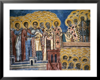 Last Judgement Fresco Of Voronet Monastery, Voronet Monastery, Suceava, Romania, by Diana Mayfield Pricing Limited Edition Print image