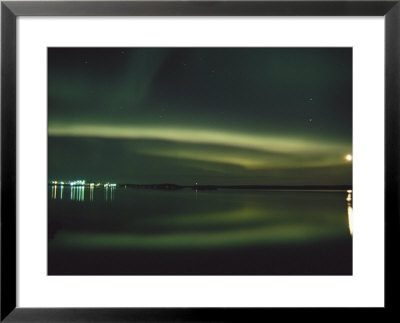 The Aurora Borealis Over The Great Slave Lake Near Yellowknife by Paul Nicklen Pricing Limited Edition Print image