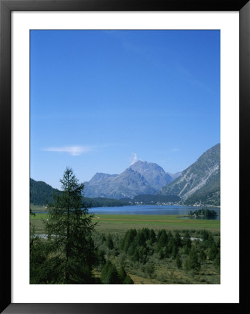 A View Of The Engadin Valley Outside St Moritz by Taylor S. Kennedy Pricing Limited Edition Print image