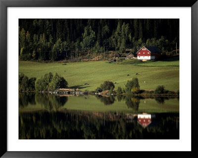 Lakeside Community, Fagernes, Norway by John Connell Pricing Limited Edition Print image