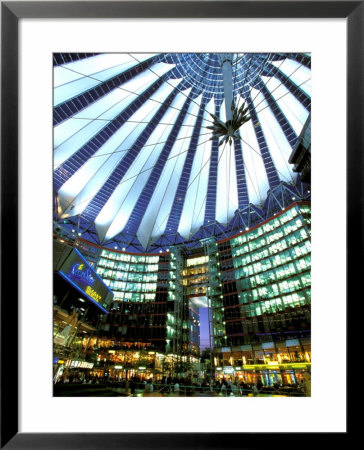 Interior Of The Sony Center, Potsdamer Platz, Berlin, Germany by Walter Bibikow Pricing Limited Edition Print image