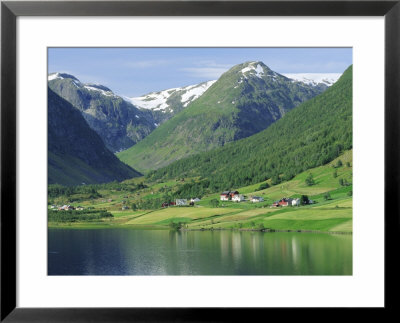 Scenery Near Songdal, Western Fjords, Norway, Scandinavia, Europe by Gavin Hellier Pricing Limited Edition Print image