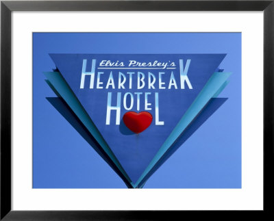 Elvis Presley's Heartbreak Hotel Sign, Memphis, Tennessee, Usa by Gavin Hellier Pricing Limited Edition Print image