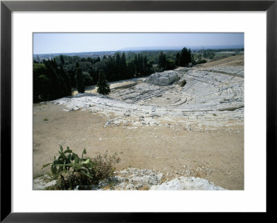 The Greek Theatre, Siracusa, Island Of Sicily, Italy by Oliviero Olivieri Pricing Limited Edition Print image