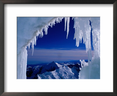 Ice Cave On Mt. Cook, Mt. Cook National Park, Canterbury, New Zealand by Grant Dixon Pricing Limited Edition Print image