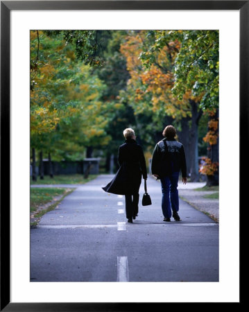 Strolling Along The Esplanade, Boston, Massachusetts, Usa by Angus Oborn Pricing Limited Edition Print image