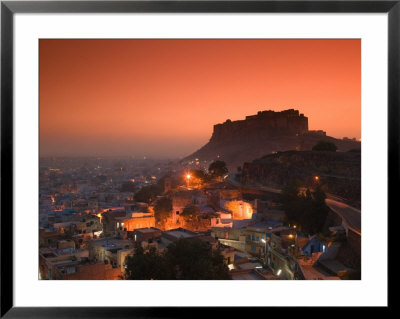 Meherangarh Fort And Town, Rajasthan, India by Walter Bibikow Pricing Limited Edition Print image