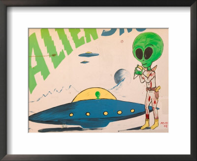 Space Alien Statue, Roswell, New Mexico, Usa by Walter Bibikow Pricing Limited Edition Print image