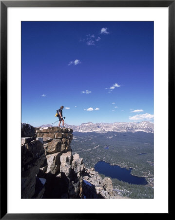 Hiker, Bald Mt, High Uintas, Ut by Cheyenne Rouse Pricing Limited Edition Print image