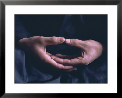 Hands, Za-Zen Meditation, Elheiji (Eiheiji) Zen Monastery, Japan, Asia by Ursula Gahwiler Pricing Limited Edition Print image